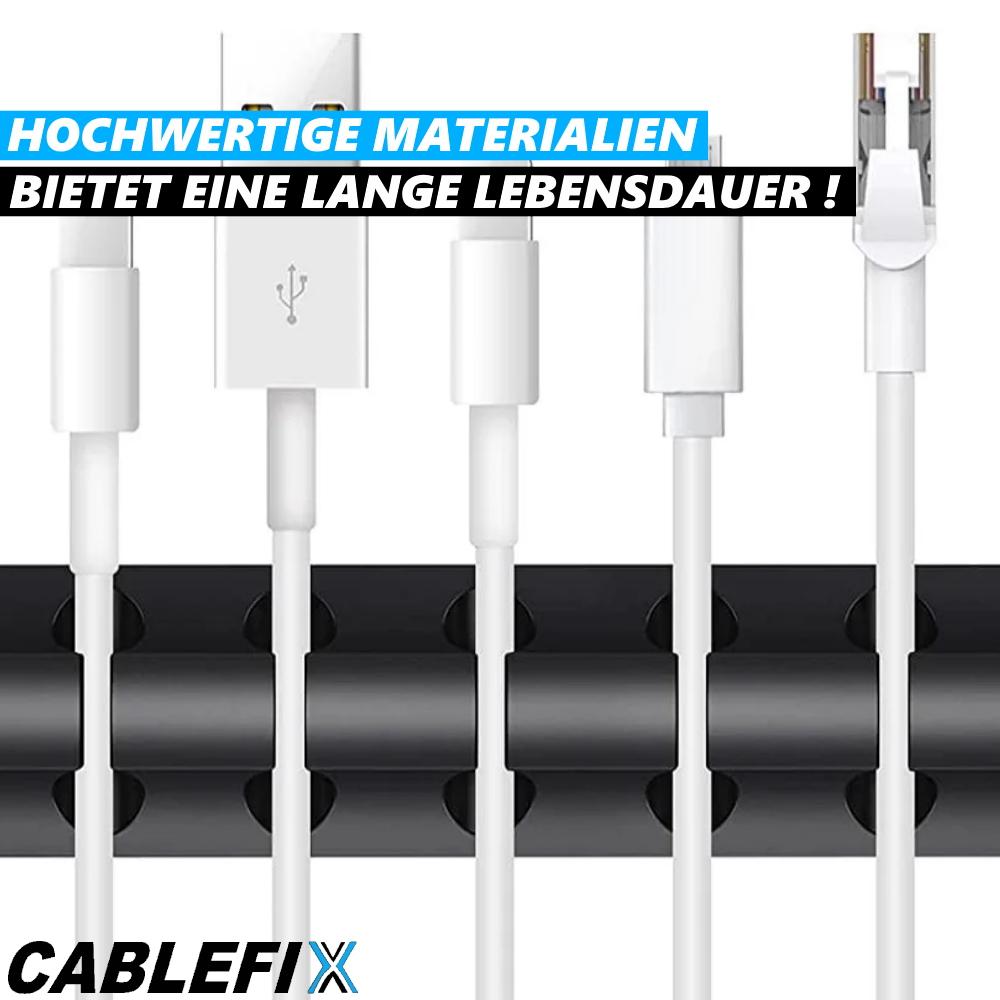 CABLEFIX направляющая для кабеля зажимы для кабеля держатель кабеля самоклеящиеся черные [набор из 10 шт.]