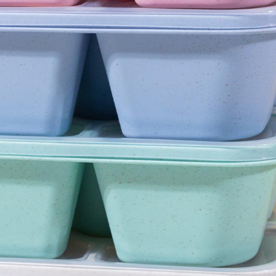 Большой контейнер для закусок с крышкой, поднос для сервировки с 5 отделениями, встроенные контейнеры для соусов, контейнер для хранения закусок без содержания бисфенола А, фруктов и орехов