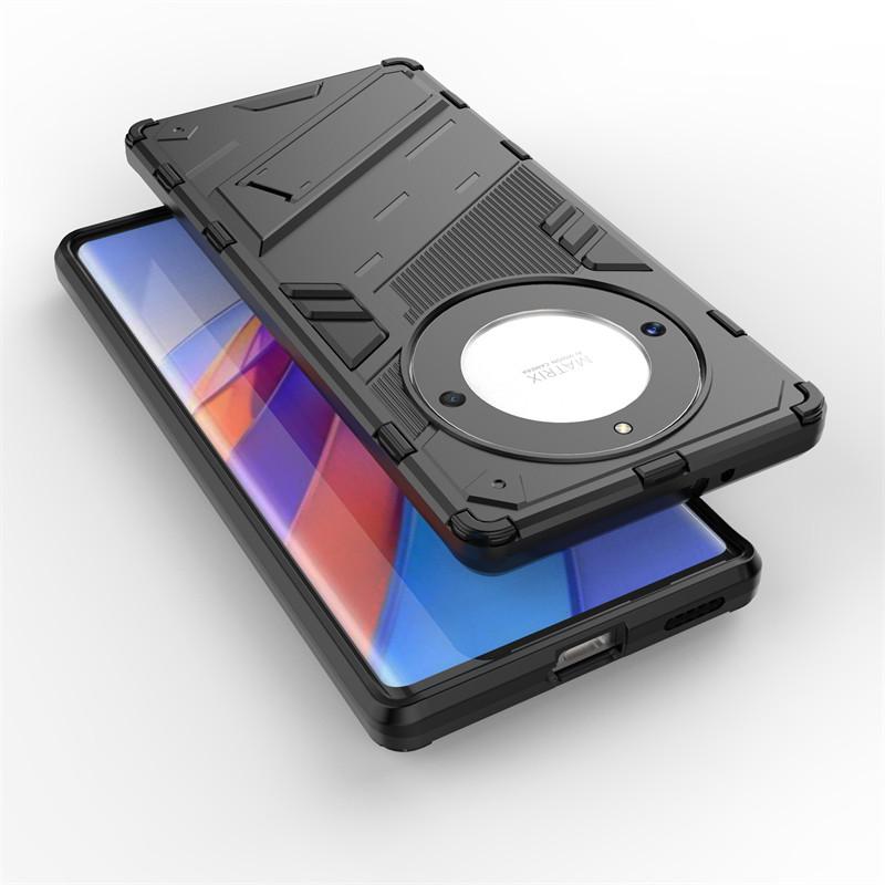 Чехол для Honor X9A Чехол для Honor X9A X9B Противоударная Силиконовая Броня PC Держатель Нескользящая Защитная Задняя Крышка Телефона Для Honor X9A