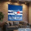 Custom Name Blue Jays Baseball Season Tapestry Room Decoration Wall Hanging for Living Room Bedroom, dormitory, Birthday and Christmas gifts