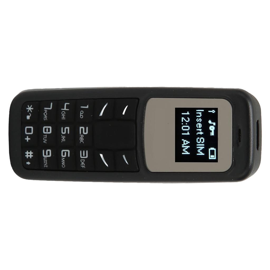 Mobile Cell Phone Small Mobile Phone Headset Dialer with Ear Hook Support SIM 0.66inch