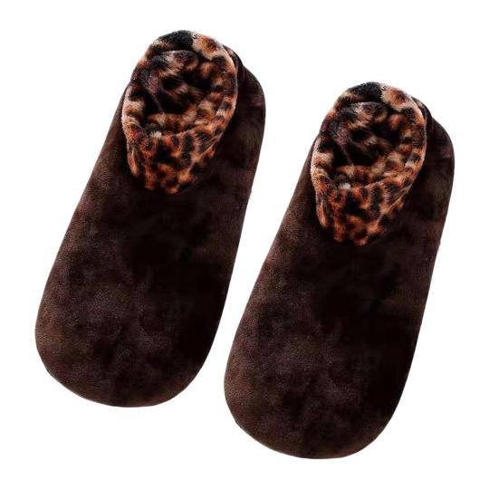 Носки из кораллового флиса. Уютная защита от износа. Удобная домашняя одежда. Короткие термо-носки-тапочки для офиса.