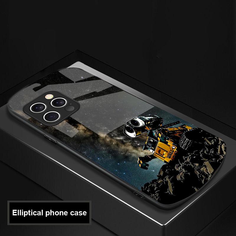 Красная Луна Исследователь Для IPhone 16 Pro Max 15 Pro 14 13 12 Mini 11 XS Max XR 7 8 Plus SE 2022 Эллиптический Стеклянный Чехол для Телефона