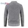 Cozy Up Мужской теплый свитер-кардиган с длинными рукавами, осенне-зимняя куртка