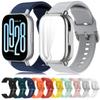Защитный чехол + силиконовый ремешок для Xiaomi Redmi Watch 5 Lite/5 Active Full Cover Screen TPU Soft Shell и дышащий спортивный ремешок