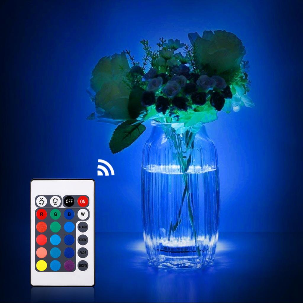 Погружные светодиодные светильники RGB Водонепроницаемые IP65 Подводные лампы с пультом дистанционного управления