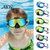 Comfortable Swim Goggles 1/2 Pairs Children with Earplugs, UV Protection Anti-Fog Pool Boys Girls Nose Cover, No Leakage Swimming Eyewear for Toddler