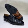 New First-Layer Cowhide Crocodile Pattern Embossed Oxford Shoes Men'S Business Dress Shoes Men'S Shoes