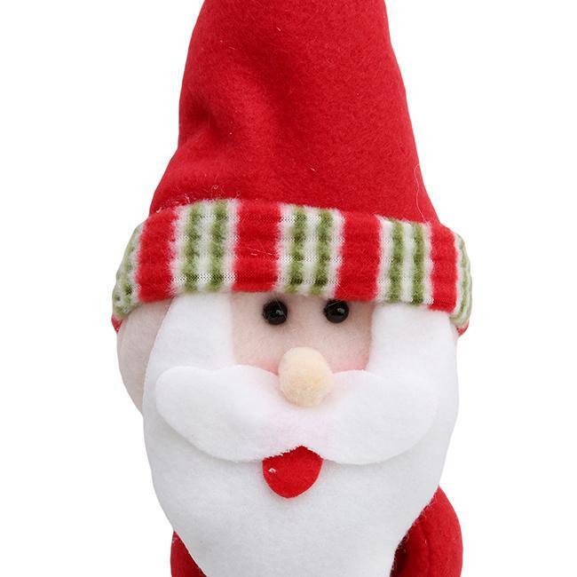 Рождественский Санта-Клаус Винная Бутылка Орнамент Крышка Бутылки Ужин Декор Стола