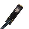 NFHK NGFF M Key SFF-8639 to SFF-8654 SAS PCIe SSD Adapter