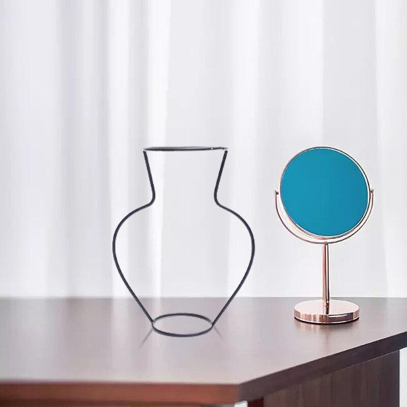 Ваза из железной проволоки в европейском стиле Искусственные сухоцветы Цветочная композиция Изделия из железа Цветочные аксессуары Креативные украшения