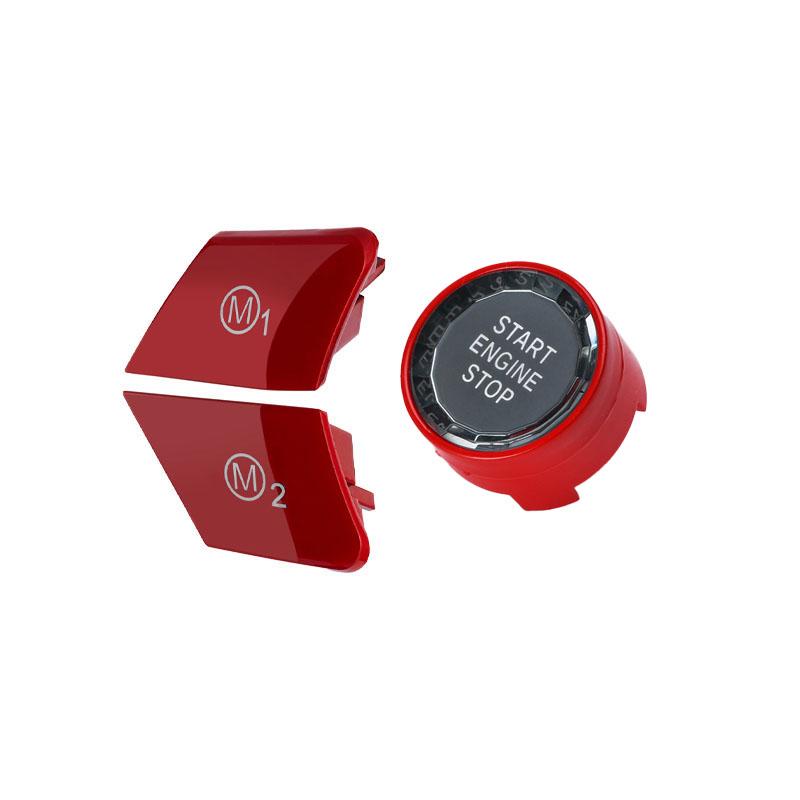 Автомобильный руль M1 M2, кнопка режима с кнопкой запуска двигателя для BMW M3 M4 M5 M6 X5M X6M F10 F15 F16 F30 F34 F36 M
