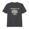 I survived the 60s twice T Shirt vintage Washed designer clothes Breathable homme Versatile graphic Slightly streetwear Unisex