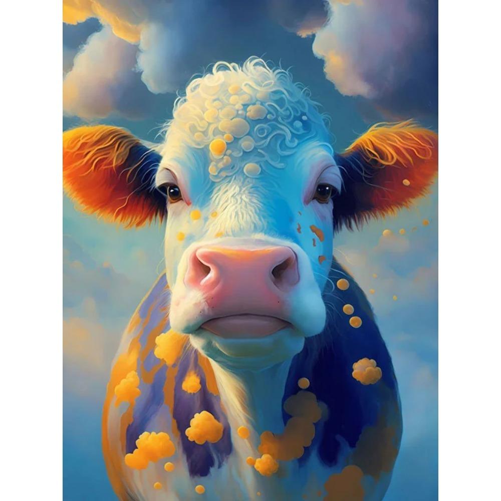 Алмазная картина, полная дрель, красивая кошка, животное, круглая алмазная живопись, ручная работа, лунный цветок, сделай сам, алмазная мозаика, картина, украшение дома