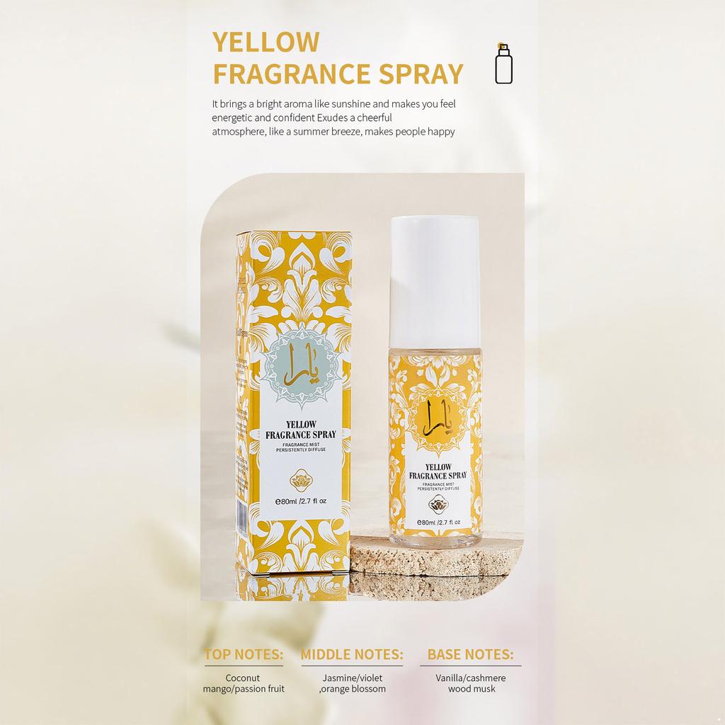 Alcohol Free Fragrance Spray Arab Style Perfume for Women and Men Long Lasting Scent for Dating Work Party and Holiday Vacation Gift