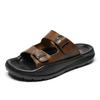 Metal Buckle Summer Men's Slippers Indoor Outdoor Half Drag Sandals Beach Comfortable Soft Slides Casual Shoes Wading Aqua Shoes