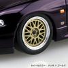 Aoshima Bunka Kyozai Rakupura Snap Kit Nissan R33 Skyline Кастомные колеса Масштабная пластиковая модель Сборная модель ООО. (АОСИМА) нет. 21CU-MP GT-R (Полуночный фиолетовый)