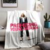 Promising Young Woman Design Blanket for all seasons blanket lunch break throw gift