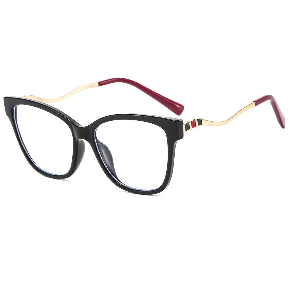 TR90 Frame Fashion Blue Light Blocking Glasses Retro Brand Designer Cat Eye Optical Eyeglasses Women Computer Eyeglasses Girls