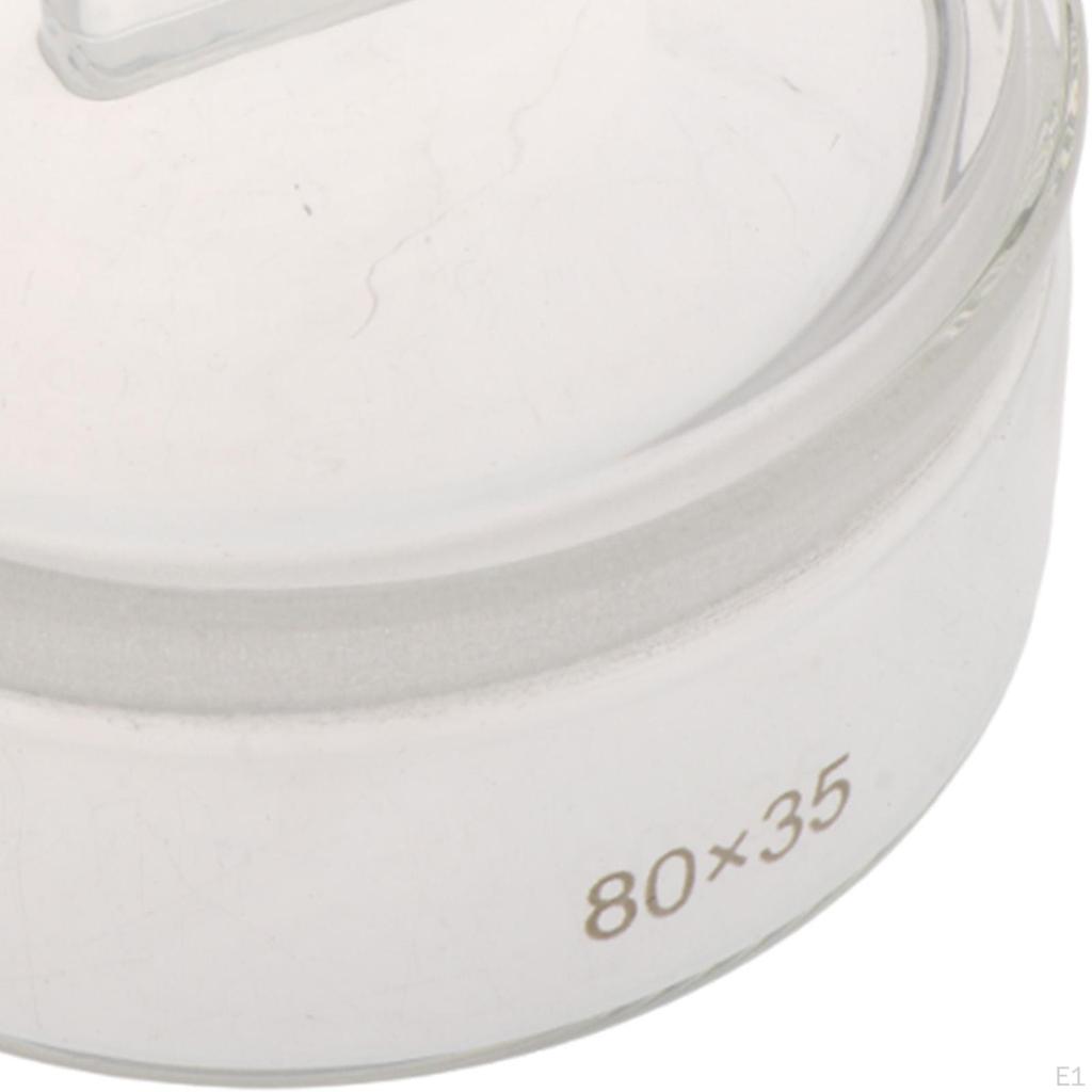 Держатель инструмента для часового масла, компактный прозрачный утолщенный стеклянный корпус для мойки цилиндра