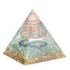 6cm Energy Generator Orgonite Pyramid for Positive Energy Healing Crystal Pyramid Meditation