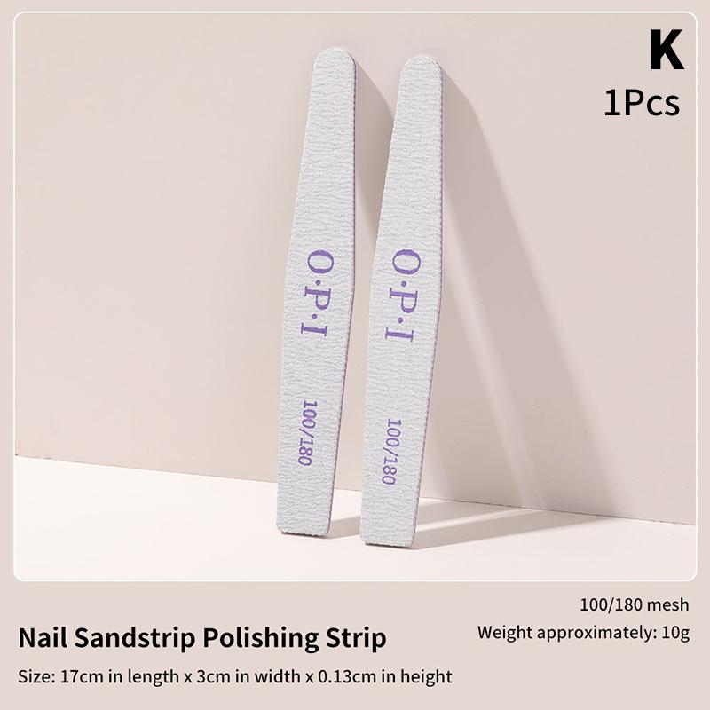 1 шт. смешанная губка для ухода за ногтями, наждачная бумага, пилочка для ногтей, двухсторонние полоски, пилочки для маникюра и дизайна ногтей, прочная мойка