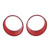 SHINEKA ABS Car Exterior Front Headlight Lamp & Racing Front Grille Decoration Cover for Jeep Wrangler JL Gladiator JT 2018 Up