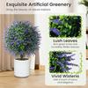 Yousheng Artificial Topiary Ball 24 Inch Faux Boxwood/Pine Tree/Rose/Lavender Shrub with Ground Spike Fake Bushes Trees for Outdoor Indoor Garden