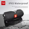 TG117 Портативная Bluetooth-колонка TWS Беспроводная Двойной Бас Уличная Колонка Бумбокс FM AUX TF-карта Музыкальный Плеер Для Кемпинга Езды