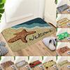 Rectangle Non-Slip Door Mat Bedroom Kitchen Entrance Print Floor Mat Doormats