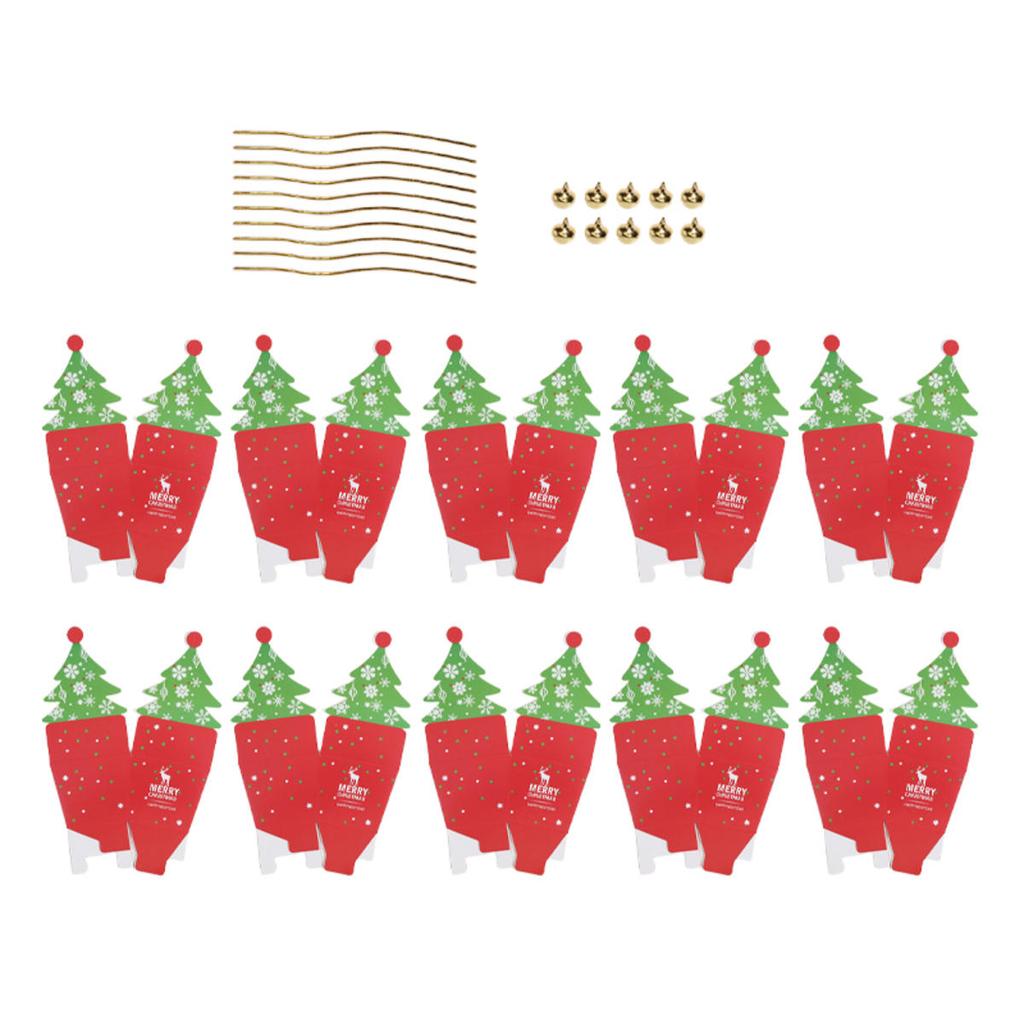 Merry Christmas Bombonera Santa Paper Gift Box Christmas Tree Elk Gift Packaging Box New Year Xmas Party Decoration