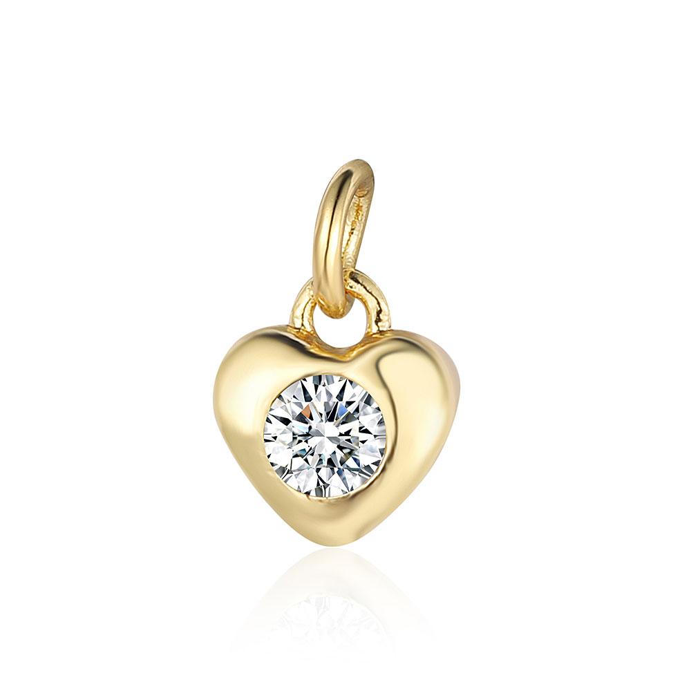 3pcs/Lot Crescent Moon Copper Zircon DIY Jewelry Pendant Octagonal Star Heart Butterfly CZ Charms Necklace Making