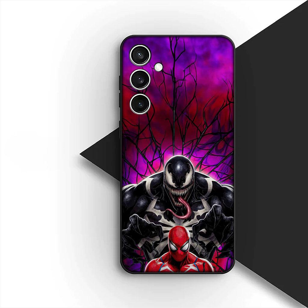 Чехол для телефона для Xiaomi Redmi 15 15C A4 A5 4G 5G 9A 9C NFC Note 9 8 9T Funda Чехол Мягкий чехол Веном Марвел Человек-паук Постер