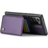 JEEHOOD J05 For Samsung Galaxy Note20 Ultra/Note20 Ultra 5G Case Leather Mobile Cover with Detachable Magnetic Card Bag