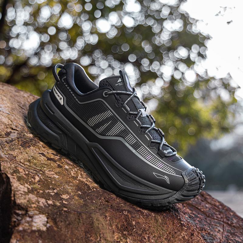 Li Ning Outdoor CF Tracing, Xingchuan TPU Низкие походные ботинки Унисекс Черные AHTV047-17