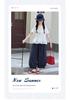 Girls' Lace Half-Sleeve Top & Nine-Point Bloomer Summer Set - Korean Style