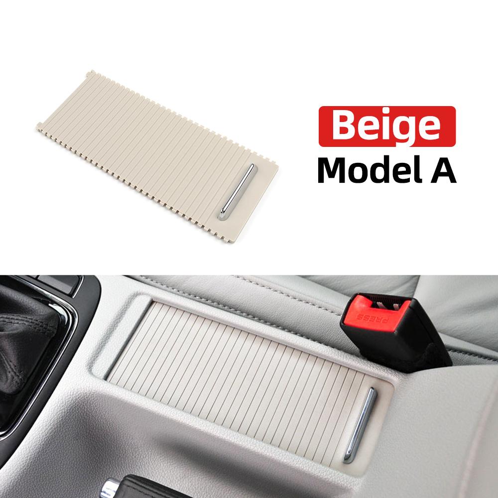 Interior Car Center Console Drink Cup Water Holder Roller Shutter Blind Cover Plate For Skoda Superb 2009-2026 3T08625319B9