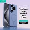 Жидкий силиконовый чехол для телефона Huawei Pura 80 Ultra Pura70 Pro Plus Mate 70 Pro Mate60 N52 Магнитная защита объектива камеры