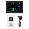Wireless Thermometer Hygrometer Color Screen Display Digital Weather Clock