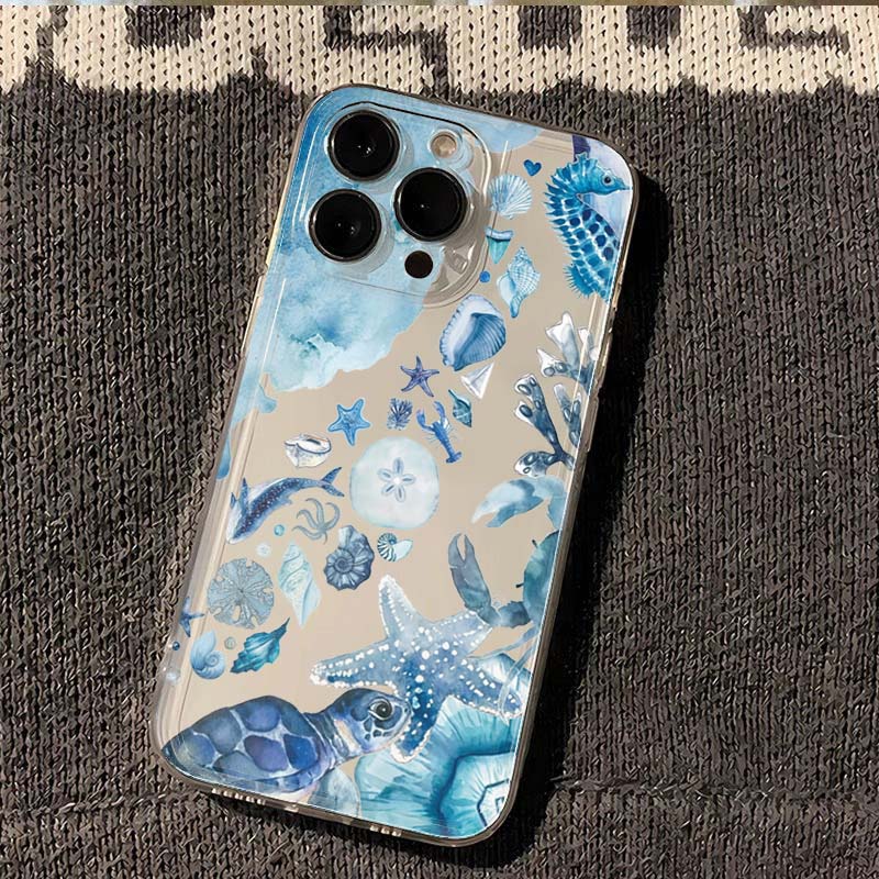 Летний чехол для телефона с морскими морепродуктами для Samsung Galaxy S26 S23 S24 S22 S25 Ultra Plus Чехол для Galaxy S25+ S24+ S23+ S26+ Fundas