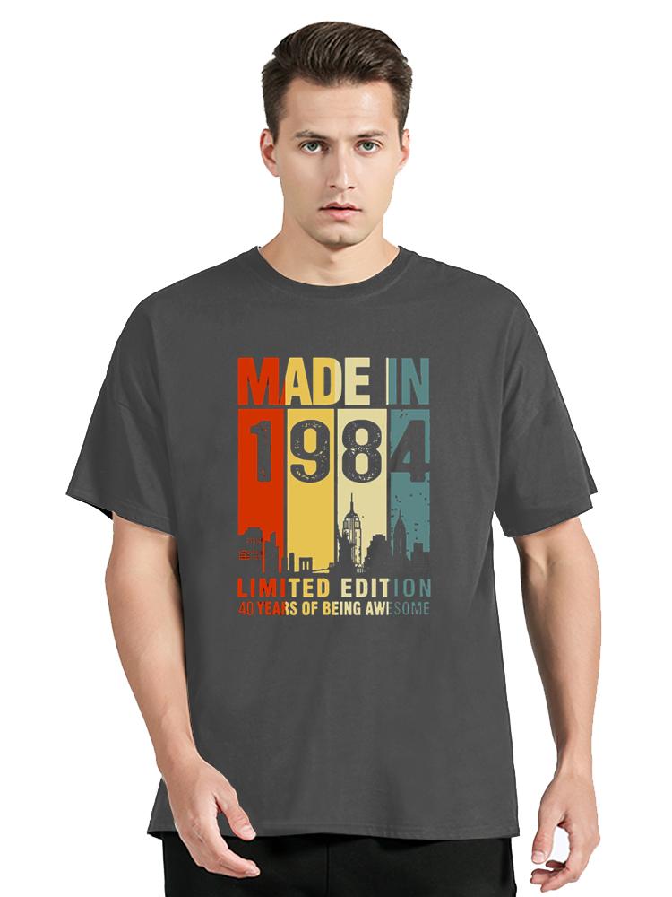 Funny Made In Limited Edition Classic Tshirt Casual Fitness T Shirt Cotton Tops Tee Unisexs Clothes Oversized Unisex Tshirt