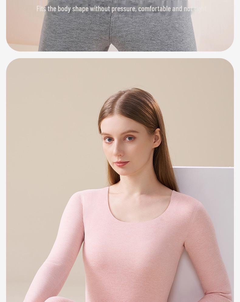 Женский комплект термобелья из кашемира и шелка: Немецкий бархат, плотный, уютный, базовые вещи для осени и зимы.