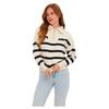Vero Moda Свитер с полумолнией Saba Stripe