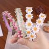 Wash Face Headband Daisy Hair Holder Hair Ornament Headwear  for Women Lady Girl