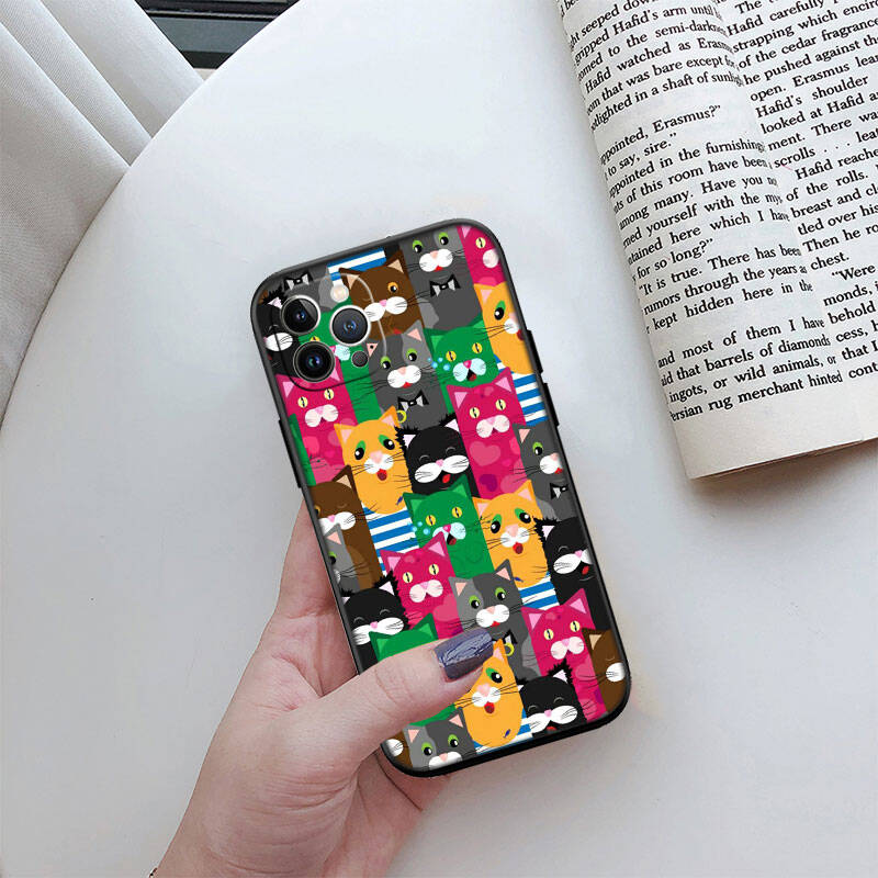 MH30 Чехол Мяу для котенка и кошки для Samsung A06 A35 A25 A24 A15 A05S A05 M55 M35 M15 A02 A12 A13 A10 A16 A20 A30 A22 A31 A32 A33 A42 A50