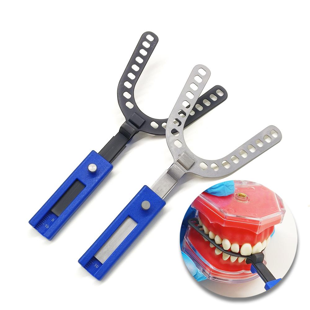 1 шт. Титановый стоматологический ProGauge для регистрации прикуса, набор оральных центрированных ложек для ремонта зубных протезов, окклюзионная запись, артикулятор, ложки для оттисков