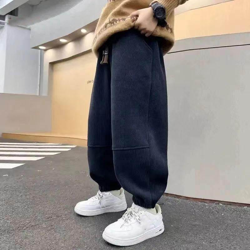 Мальчик Спортивные штаны Детские Повседневные брюки Корейский Хай-стрит Хип-хоп Спортивные штаны Осень Детская одежда