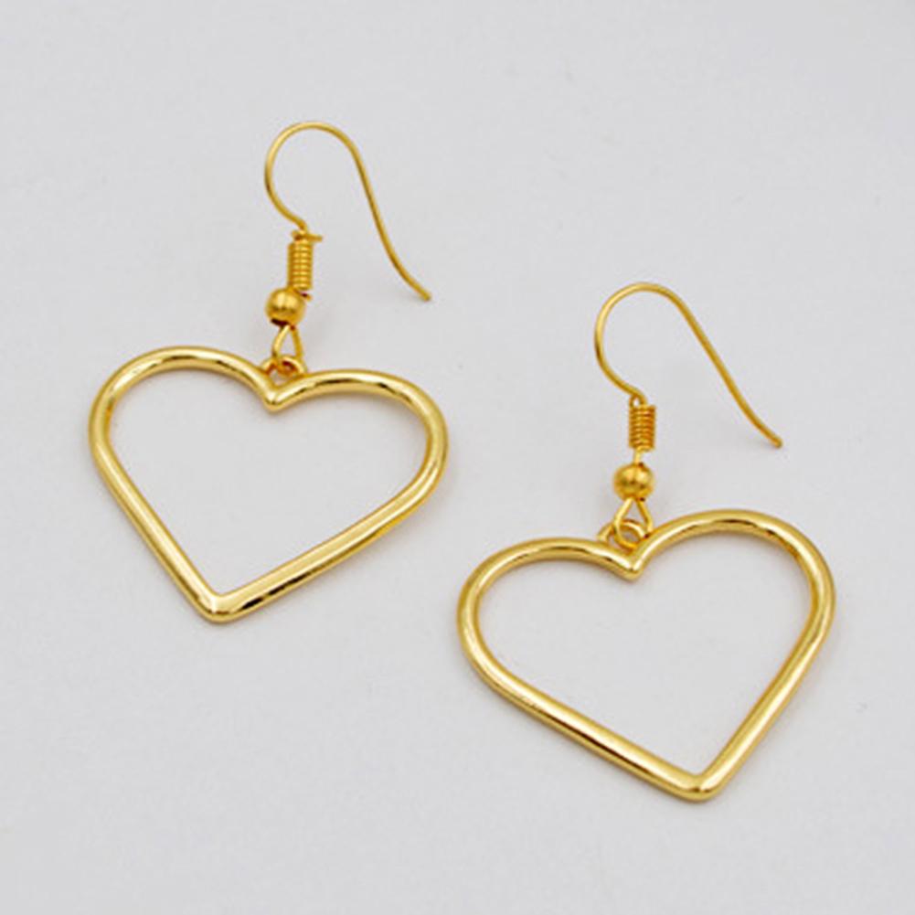 Серьги Bluelans крючки свадебные любовь висящие сердечки вечерние серьги женские полые ювелирные изделия подарок