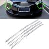 4 шт. универсальная защита края переднего и заднего бампера, хромированная защита от царапин, наклейка на автомобиль, наклейка