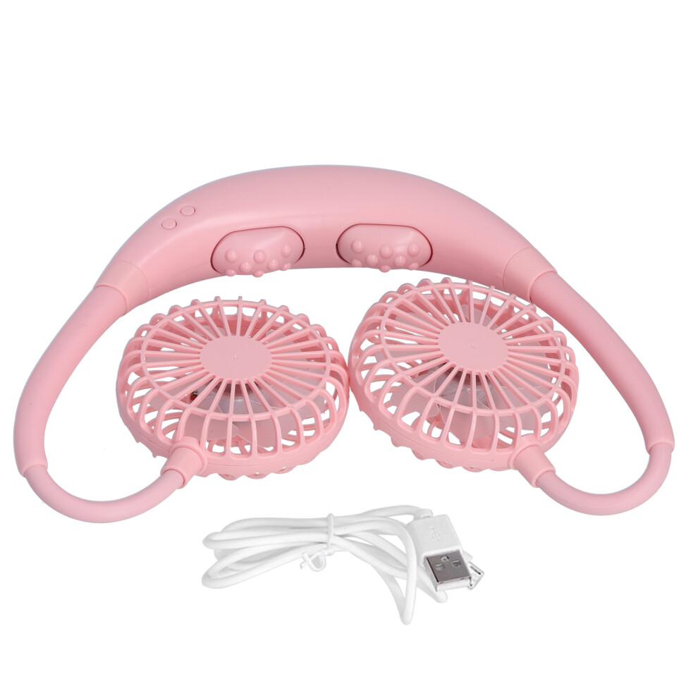 Lightweight Neck Fan With Bladeless Design, USB Rechargeable Battery Portable Fan For Office Home Sports Activities